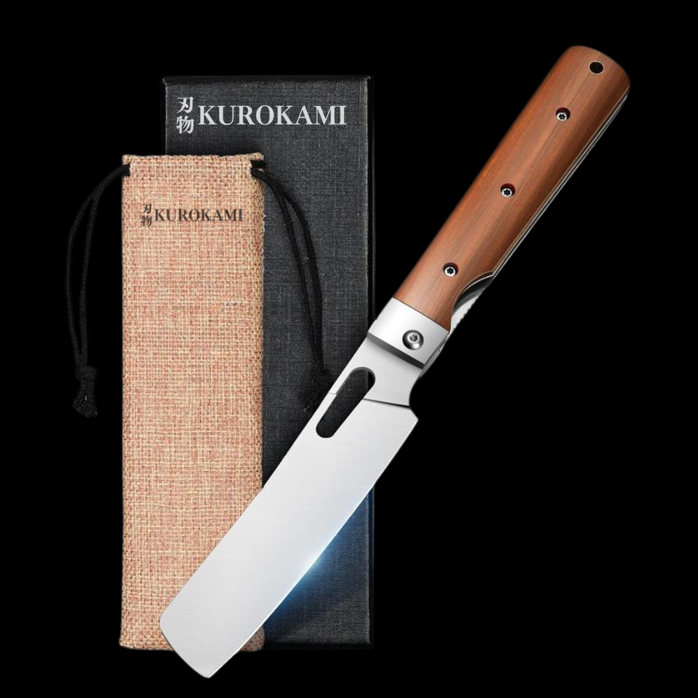 Kurokami - Japanese Folding Nakiri Knife